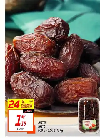 Netto Dattes offre