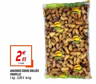 Arachides coques grillées