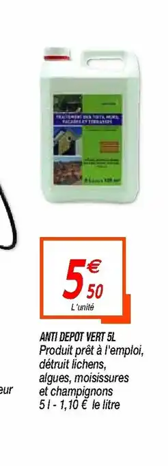Netto Anti depot vert 5L offre