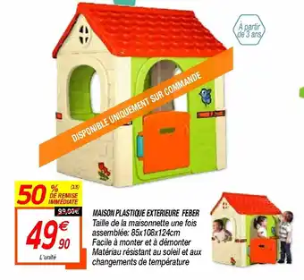 Netto Maison plastique exterieure feber offre