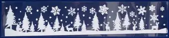 Jardiland Frise sticker flocons sapins 12,5x58,5cm offre