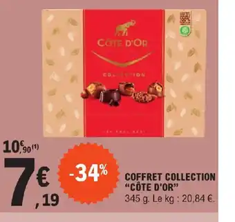 E.Leclerc CÔTE D'OR COFFRET COLLECTION offre