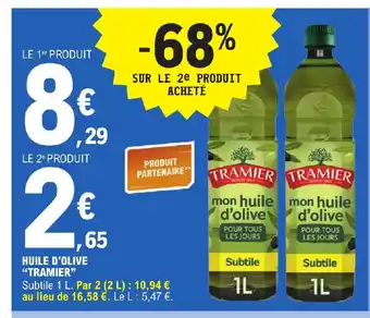 E.Leclerc HUILE D'OLIVE "TRAMIER" offre