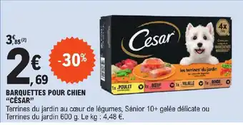 E.Leclerc BARQUETTES POUR CHIEN offre