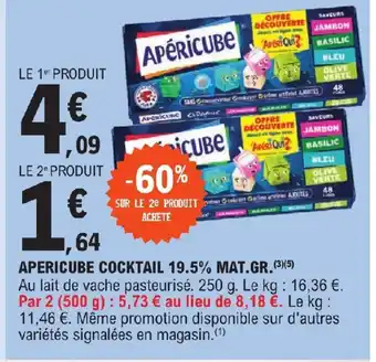 APERICUBE COCKTAIL 19.5% MAT.GR. )
