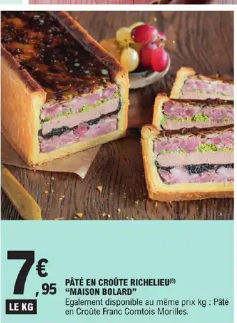 E.Leclerc PÂTÉ EN CROÛTE RICHELIEU (6) offre