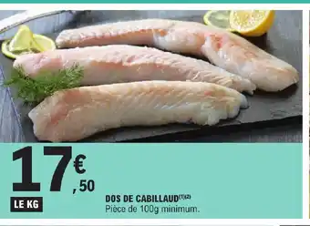 E.Leclerc DOS DE CABILLAUD offre
