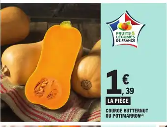 E.Leclerc COURGE BUTTERNUT OU POTIMARRON offre