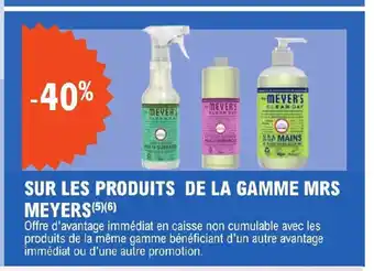 E.Leclerc SUR LES PRODUITS DE LA GAMME MRS MEYERS offre