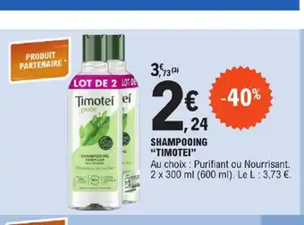 E.Leclerc SHAMPOOING "TIMOTEI" offre