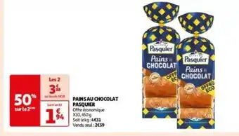 Auchan PAINS AU CHOCOLAT PASQUIER offre