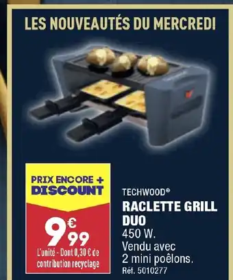 ALDI RACLETTE GRILL DUO 450 W. offre