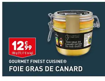 ALDI GOURMET FINEST CUISINEⓇ FOIE GRAS DE CANARD offre
