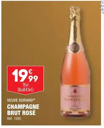 ALDI VEUVE DURANDⓇ CHAMPAGNE BRUT ROSÉ offre