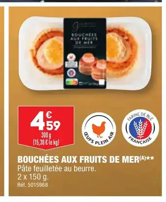 ALDI BOUCHÉES AUX FRUITS DE MER offre
