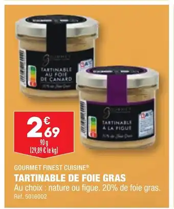 TARTINABLE DE FOIE GRAS