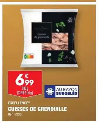 ALDI CUISSES DE GRENOUILLE offre