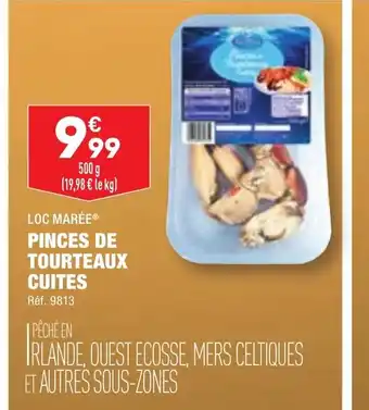 PINCES DE TOURTEAUX CUITES
