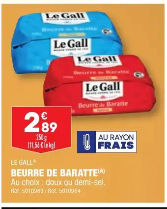 ALDI BEURRE DE BARATTE offre