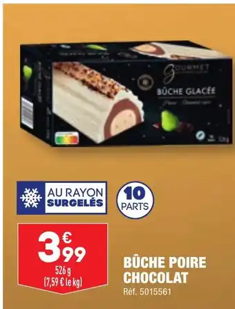 ALDI BÛCHE POIRE CHOCOLAT offre