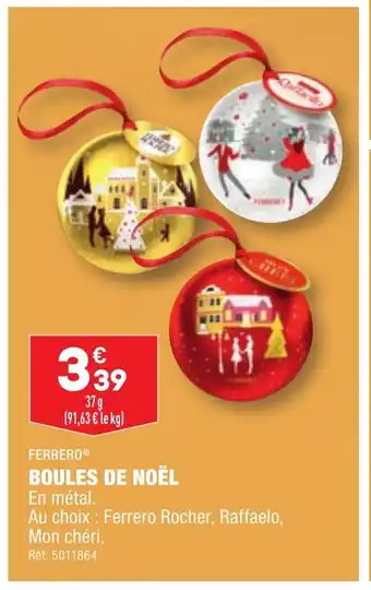 ALDI BOULES DE NOËL offre
