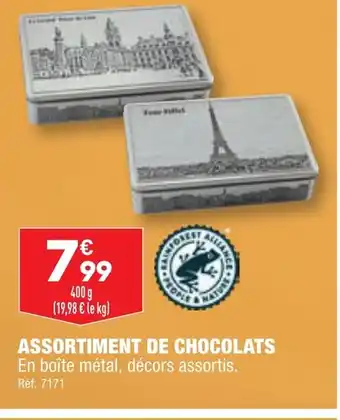 ALDI ASSORTIMENT DE CHOCOLATS offre