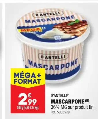 ALDI MASCARPONE offre