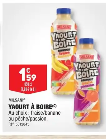 ALDI YAOURT À BOIRE offre