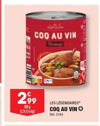 ALDI COQ AU VIN offre