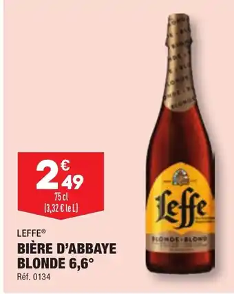 ALDI BIÈRE D'ABBAYE BLONDE offre