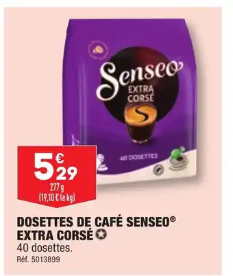 ALDI DOSETTES DE CAFÉ SENSEO® EXTRA CORSÉ offre