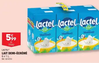 ALDI LAIT DEMI-ÉCRÉMÉ offre