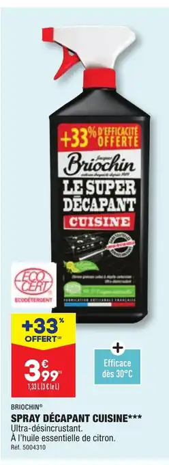 ALDI SPRAY DÉCAPANT CUISINE offre