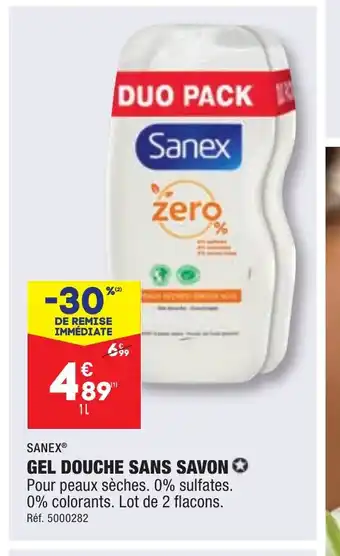 ALDI GEL DOUCHE SANS SAVON de 2 flacons. Réf. 5000282 offre