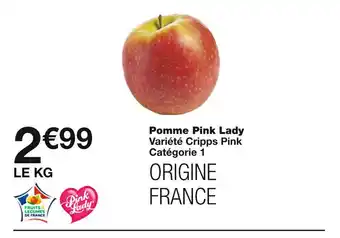 Pink lady pomme