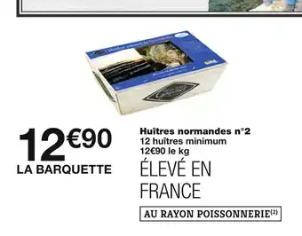 Monoprix Huîtres normandes n°2 offre