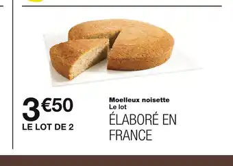 Monoprix Moelleux noisette offre