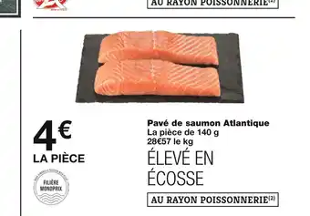 Monoprix Pavé de saumon atlantique offre