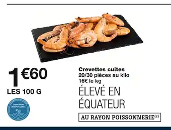 Monoprix Crevettes cuites offre