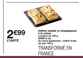 Monoprix Coffret volaille et champignons à la crème offre