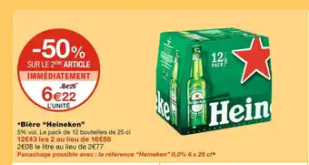 Monoprix Heineken bière offre