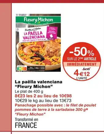Fleury michon la paëlla valenciana