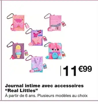 Monoprix Real littles journal intime avec accessoires offre