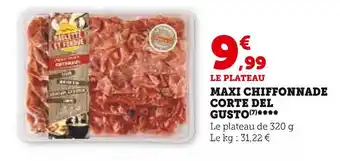 Maxi chiffonnade corte del gusto