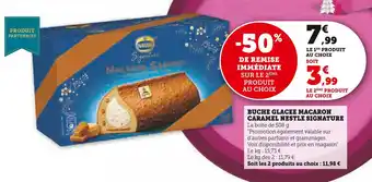 U Express Buche glacee macaron caramel nestle signature offre