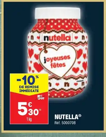 ALDI Nutella nutella offre
