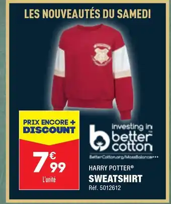 ALDI Harry potter sweatshirt offre