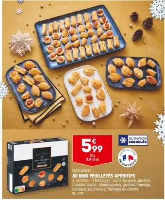 ALDI Excellence 80 mini feuilletés apéritifs offre