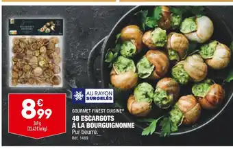 ALDI Gourmet finest cuisine 48 escargots à la bourguignonne offre