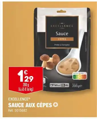 ALDI Excellence sauce aux cèpes offre
